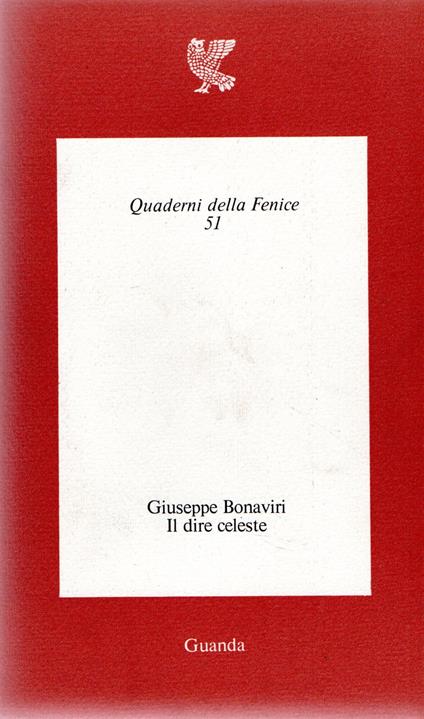 Il dire celeste - Giuseppe Bonaviri - copertina