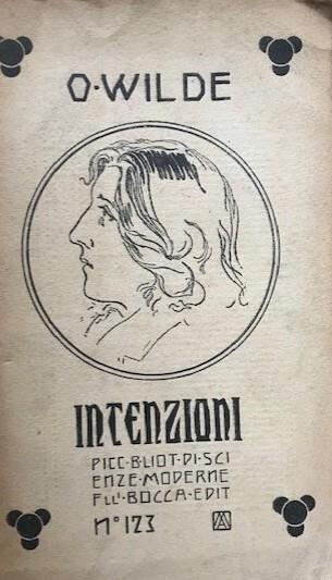 Intenzioni - Oscar Wilde - copertina