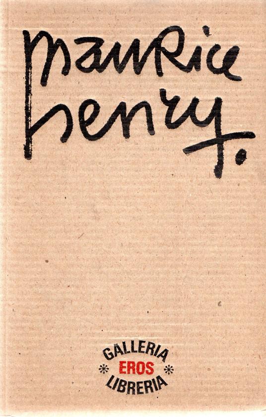 Maurice Henry - copertina