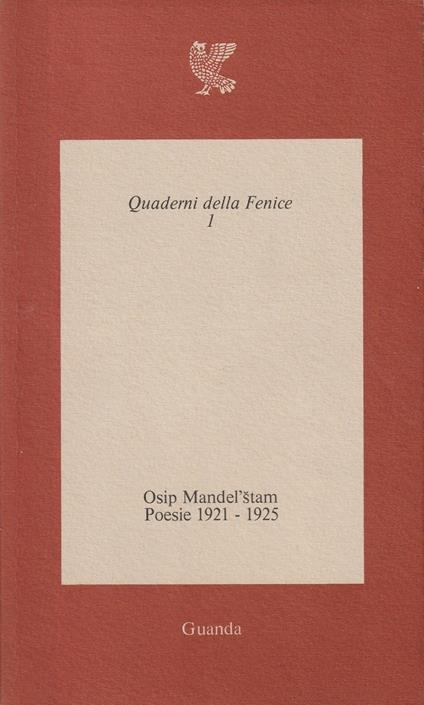 Poesie 1921-1925 - copertina