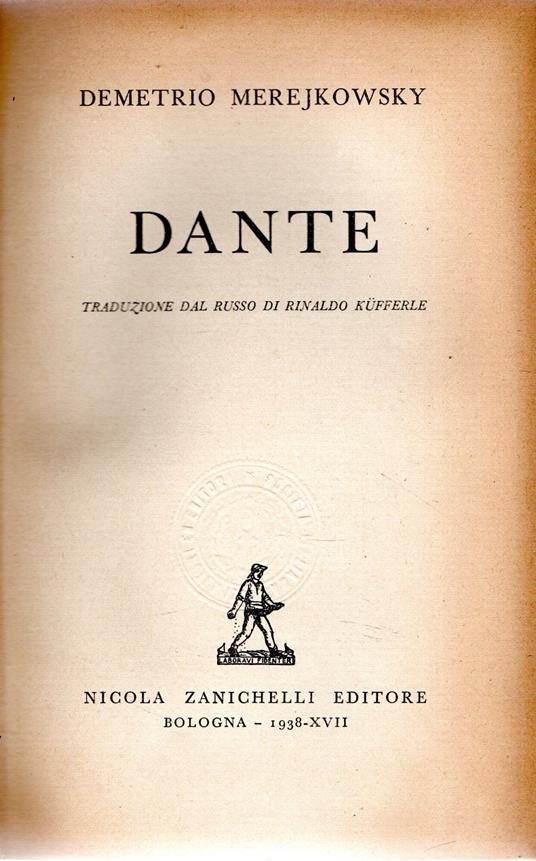 Dante - copertina