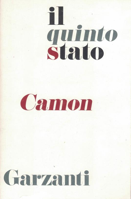 Il quinto stato - Ferdinando Camon - copertina