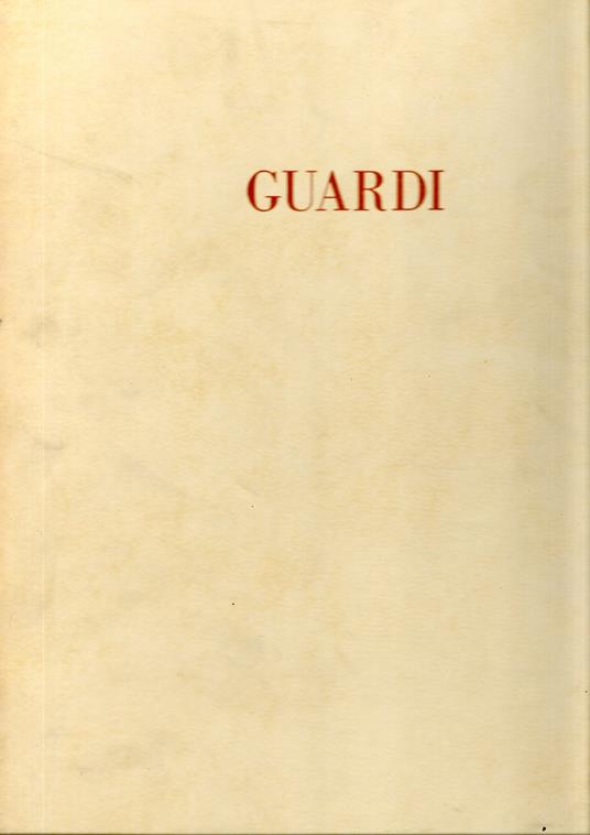 Guardi - Giuseppe Fiocco - copertina
