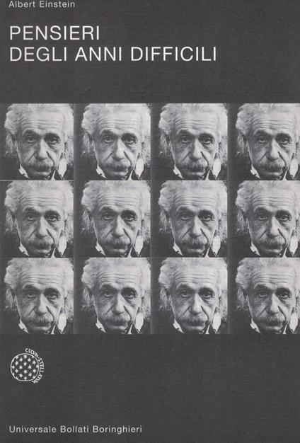 Pensieri degli anni difficili - Albert Einstein - copertina