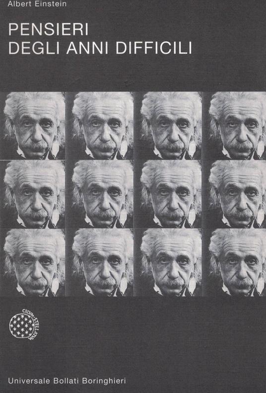 Pensieri degli anni difficili - Albert Einstein - copertina
