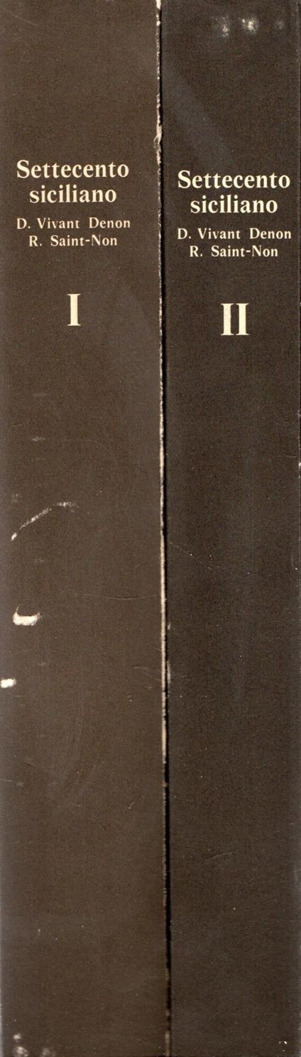 Settecento siciliano (2 vol.) - copertina