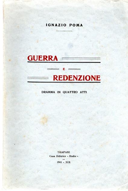 Guerra e Redenzione - copertina