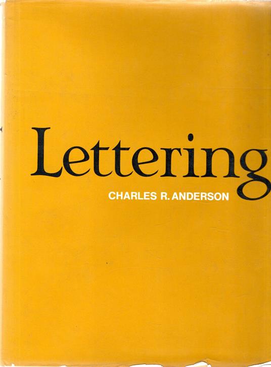 Lettering - copertina