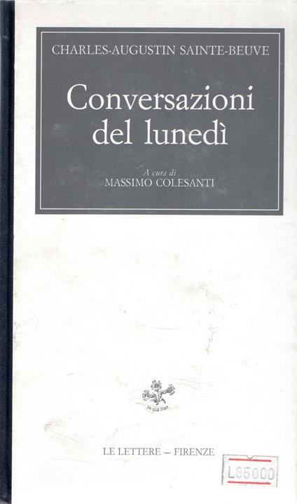 Conversazioni del lunedì - copertina