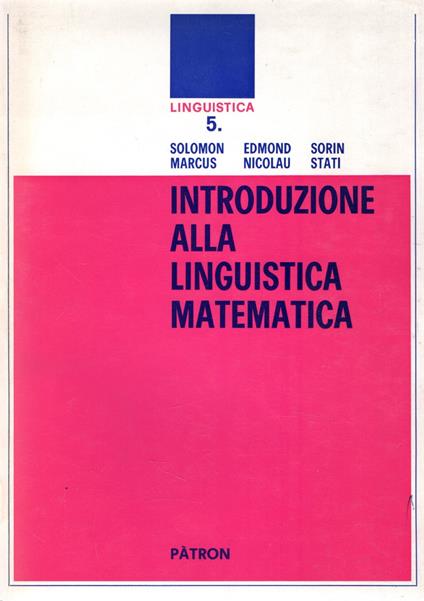 Introduzione alla linguistica matematica - copertina