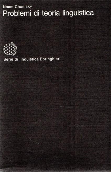 Problemi di teoria linguistica - Noam Chomsky - copertina
