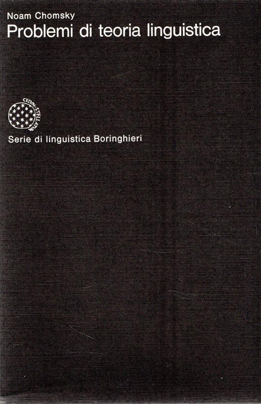 Problemi di teoria linguistica - Noam Chomsky - copertina