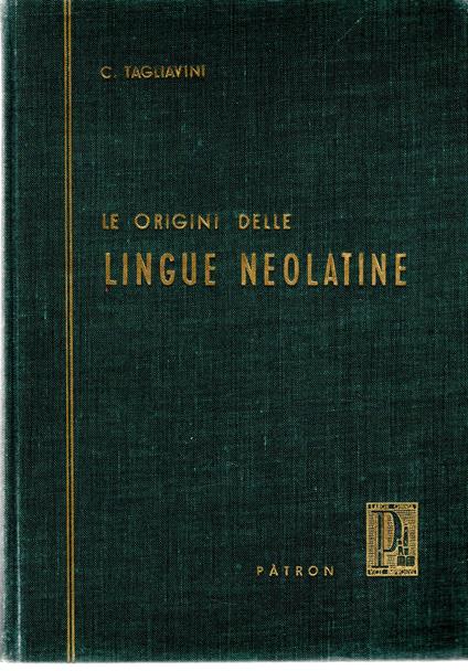 Le origini delle lingue neolatine - copertina