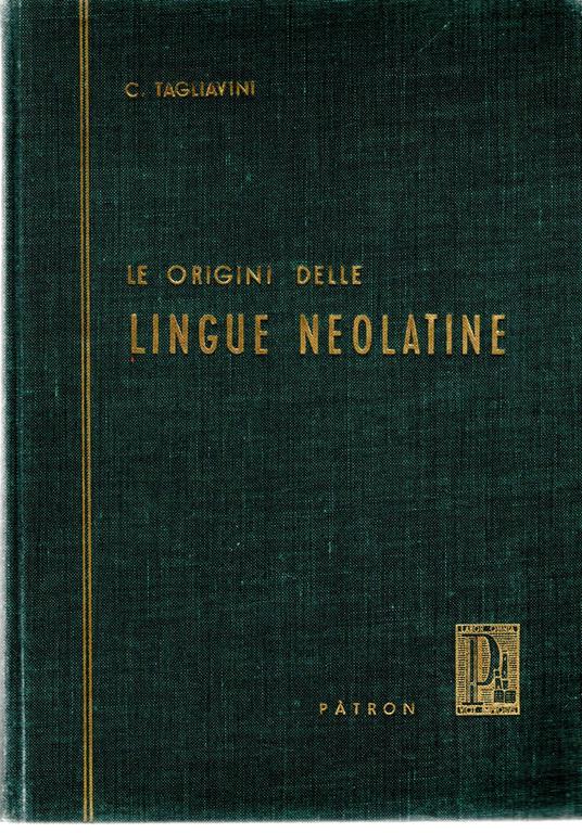 Le origini delle lingue neolatine - copertina