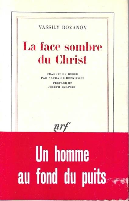 La face sombre du Christ - copertina