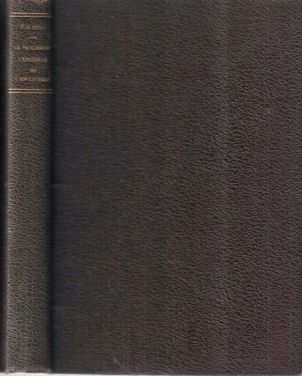 Les principes directeurs de la Procédure criminelle de l'Angleterre - copertina