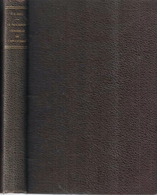 Les principes directeurs de la Procédure criminelle de l'Angleterre - copertina