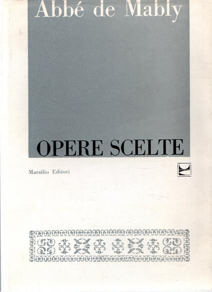 Opere scelte - copertina
