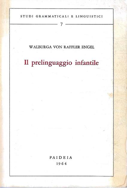 Il prelinguaggio infantile - copertina