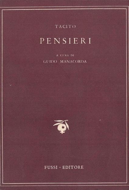 Pensieri - copertina