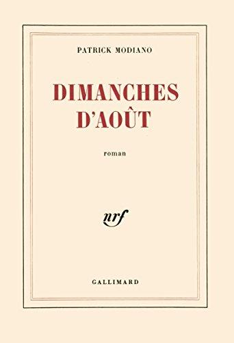 Dimanches d'août - Patrick Modiano - copertina