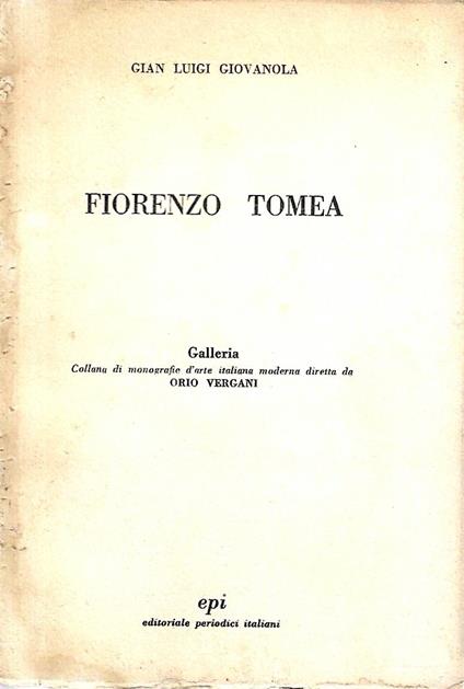 Fiorenzo Tomea - copertina