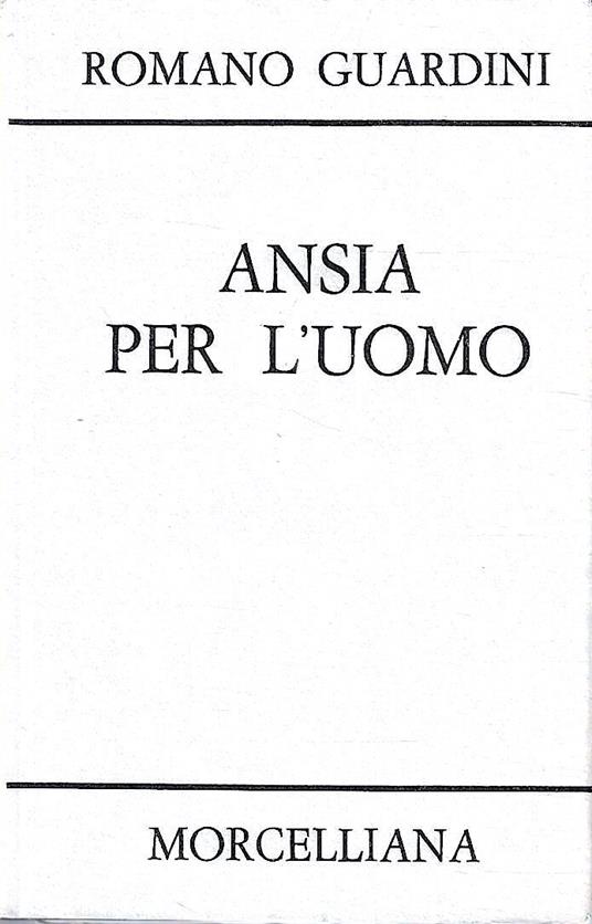 Ansia per l'uomo. Tomo I - copertina