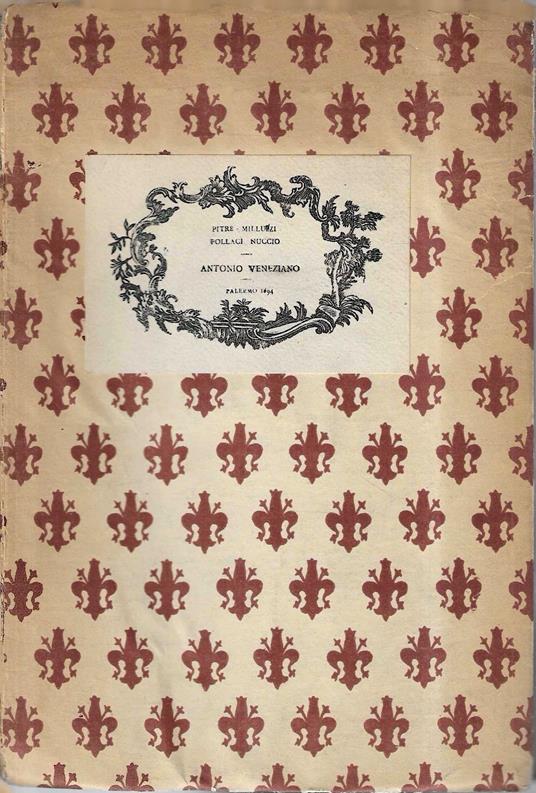 Antonio Veneziano - copertina