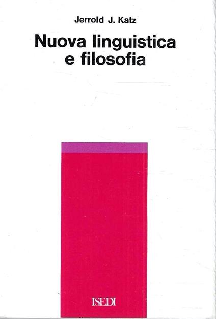Nuova linguistica e filosofia - copertina