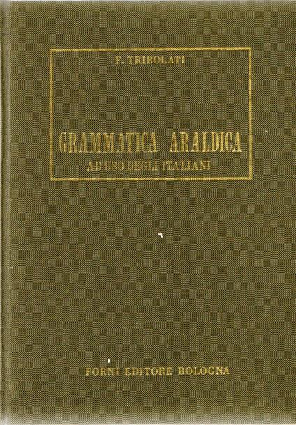 Grammatica Araldica - copertina