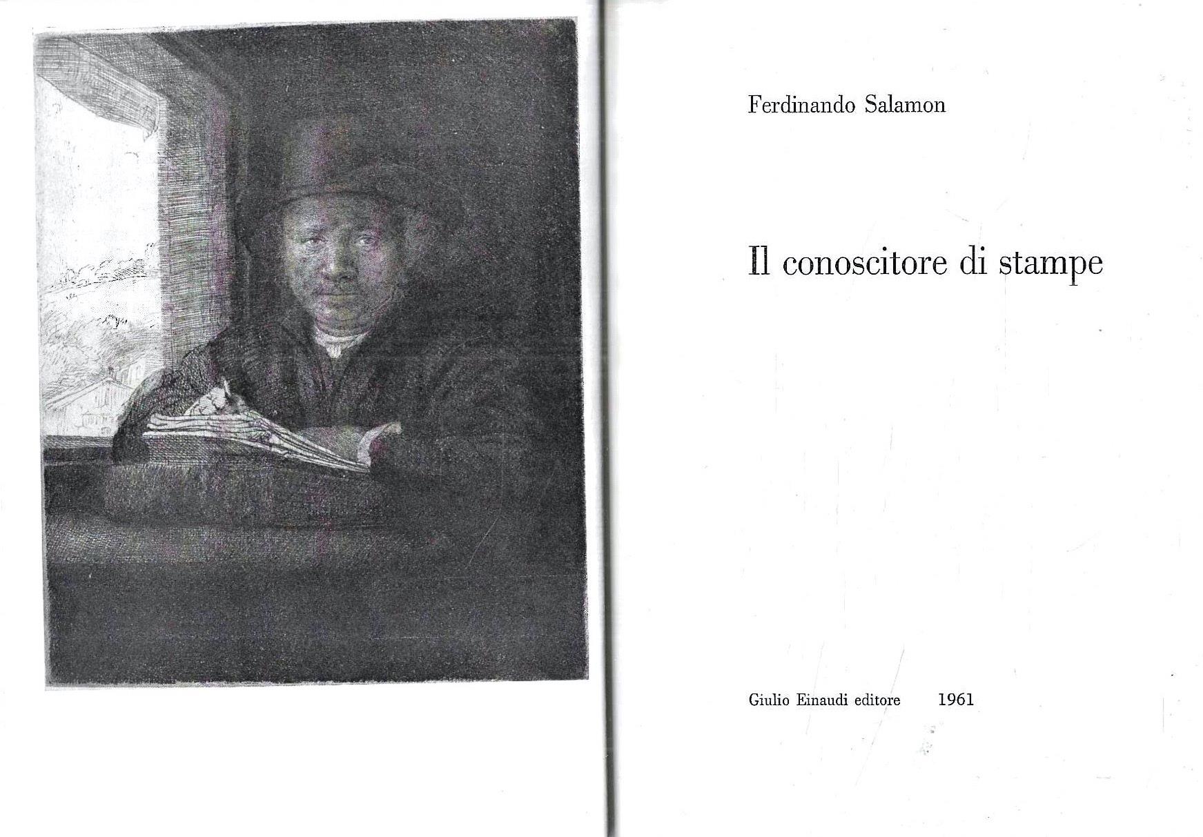 Il conoscitore di stampe conoscitore di stampe