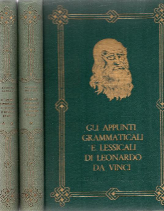 Gli appunti grammaticali e lessicali di Leonardo da Vinci - copertina
