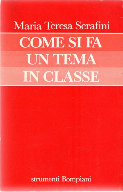Come si fa un tema un classe - copertina