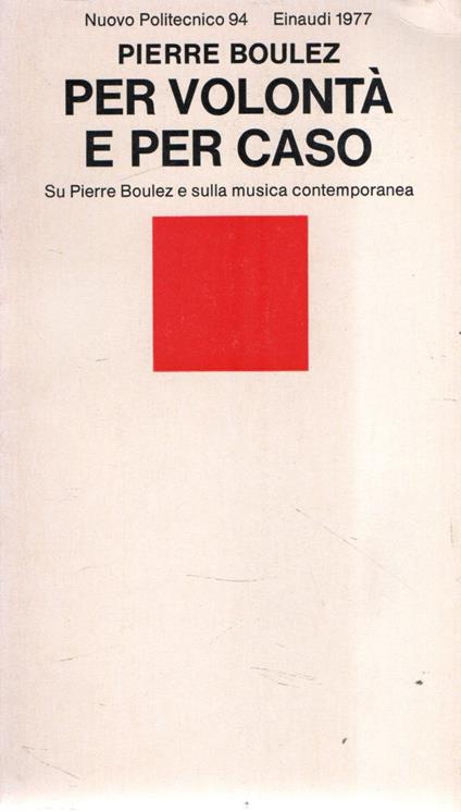 Per volontà e per caso - copertina