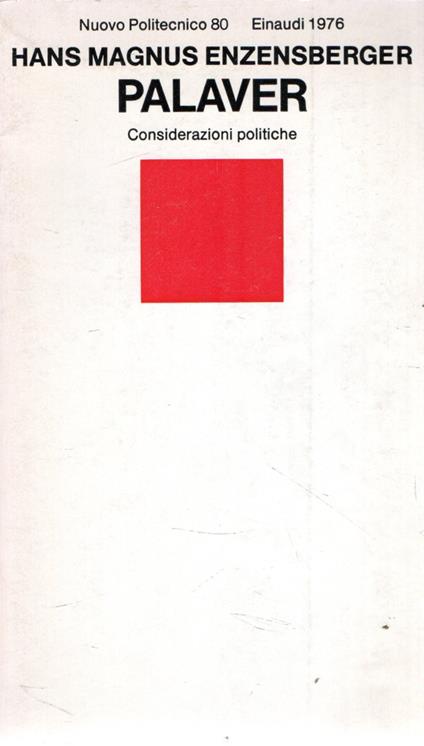Palaver - copertina