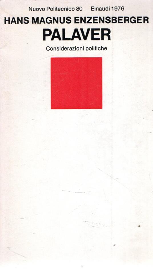 Palaver - copertina