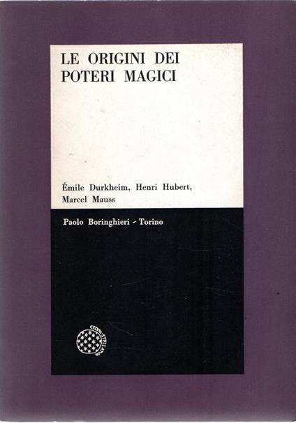 Le origini dei poteri magici - copertina