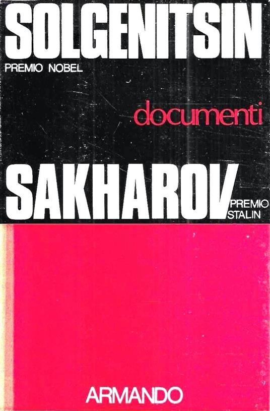 Solgenitisin - Sakharov. Documenti - copertina