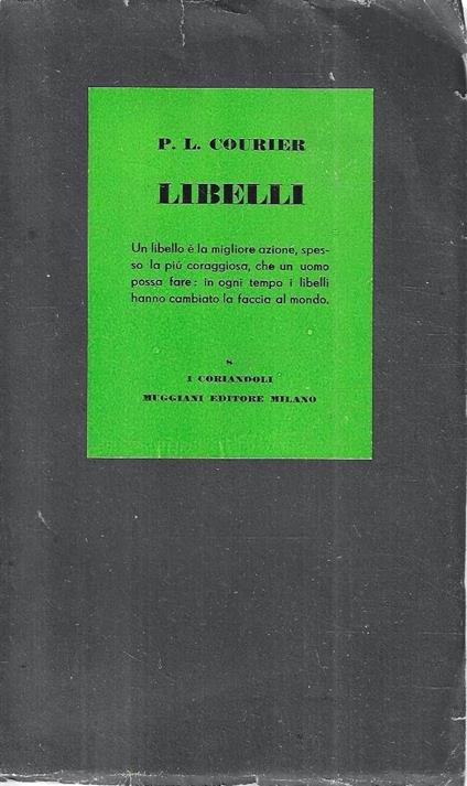 Libelli - copertina