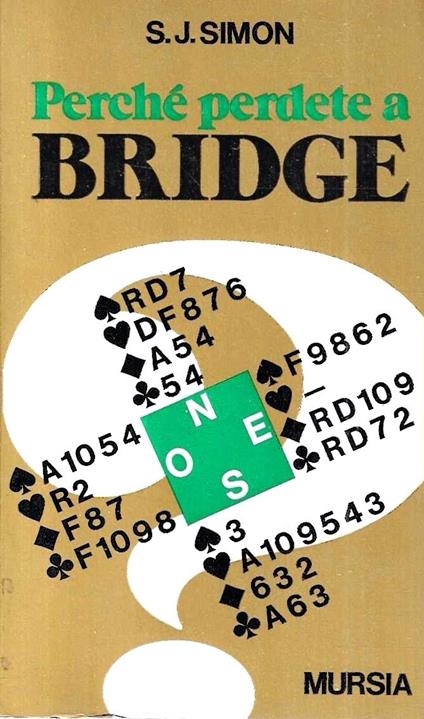 Perchè perdete a Bridge - copertina