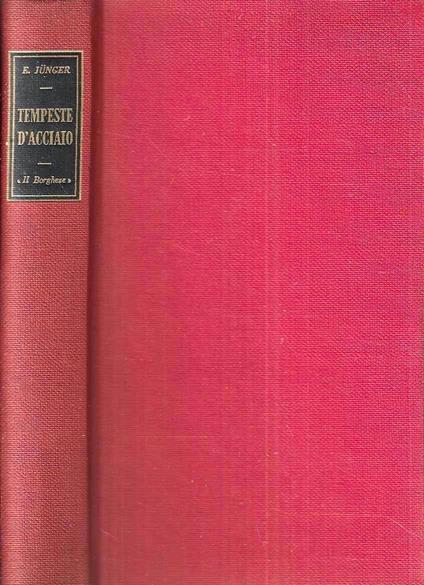 Tempeste d'acciaio - Ernst Jünger - copertina