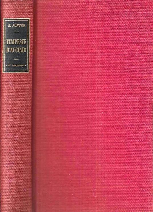 Tempeste d'acciaio - Ernst Jünger - copertina