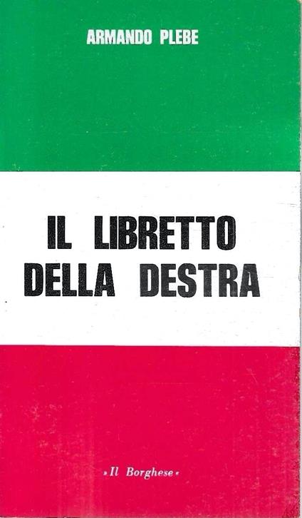 libretto della destra - copertina