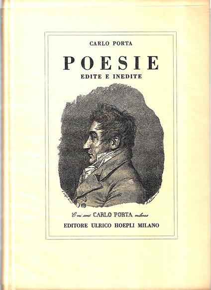 Poesie edite e inedite - copertina