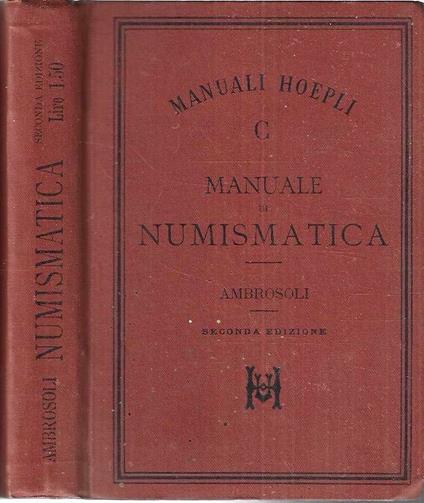 Manuale di Numismatica - copertina