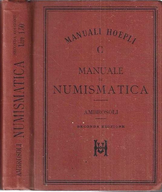 Manuale di Numismatica - copertina