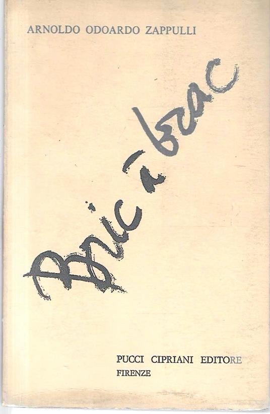 Bric à brac. Aforismi - copertina