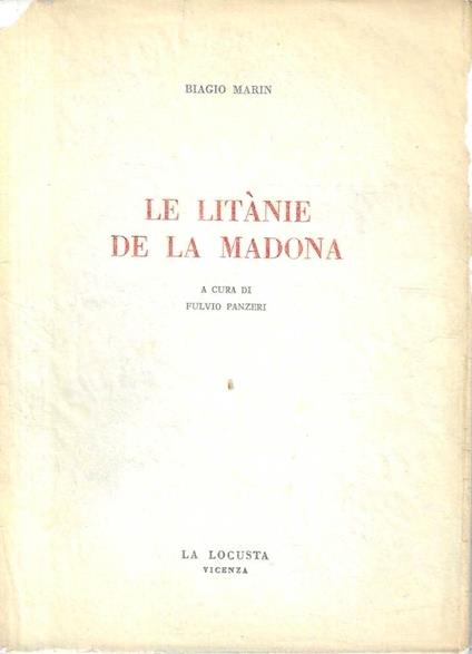 litanie de la Madona - copertina