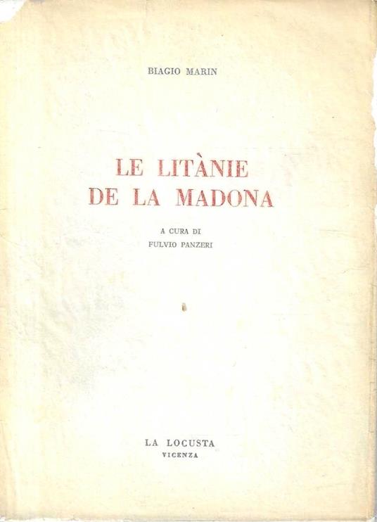 litanie de la Madona - copertina