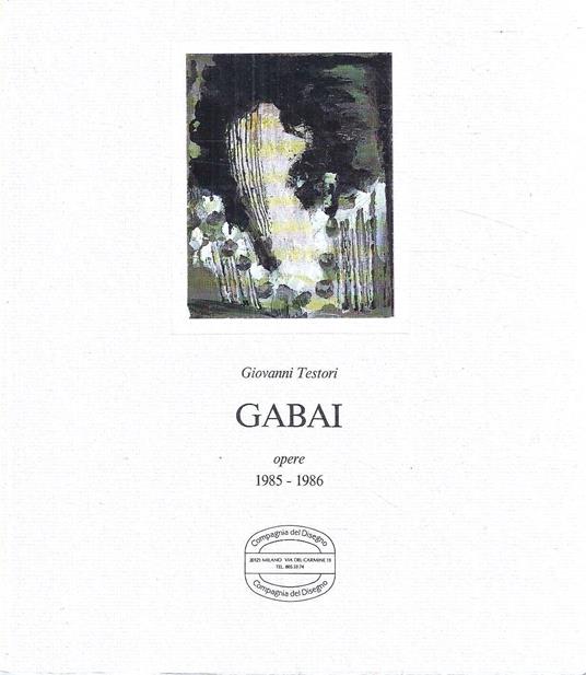 Gabai. Opere 1985 - 1986 - copertina